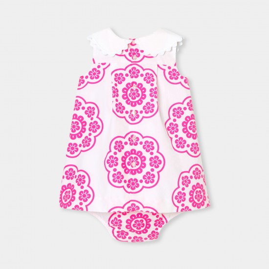 Baby girl rose print  dress