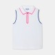 Girl sleeveless polo shirt