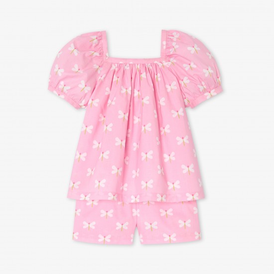 Girl short pajamas