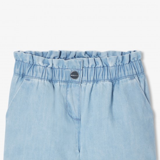 Baby girl lightweight denim shorts