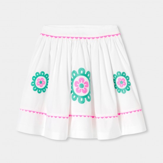 Girl poplin skirt