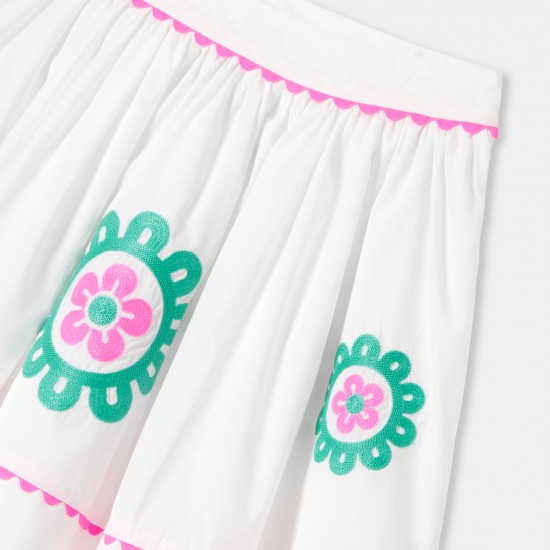 Girl poplin skirt