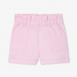 Girl shorts in gabardine