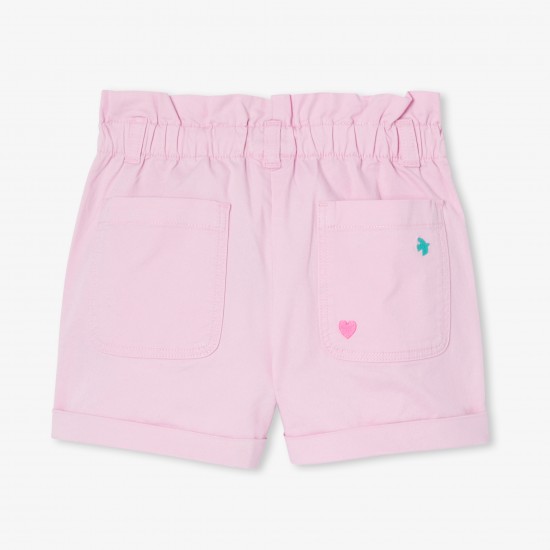 Girl shorts in gabardine