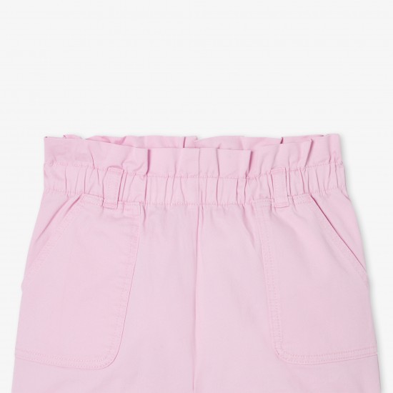 Girl shorts in gabardine