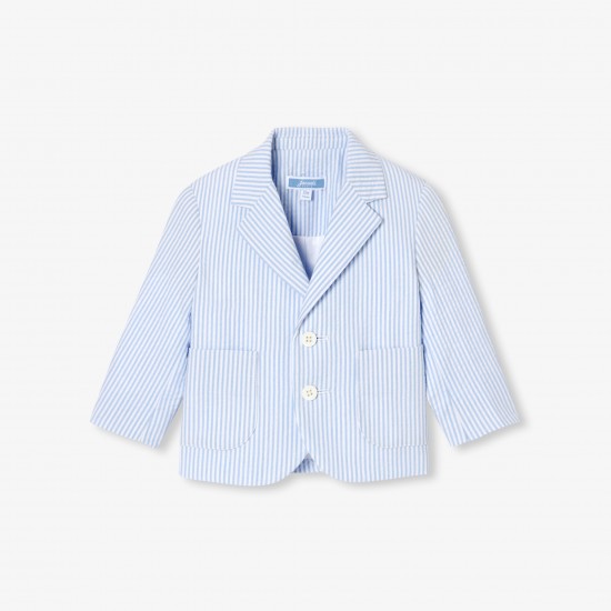 Baby boy seersucker jacket