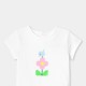 Baby girl short-sleeved T-shirt