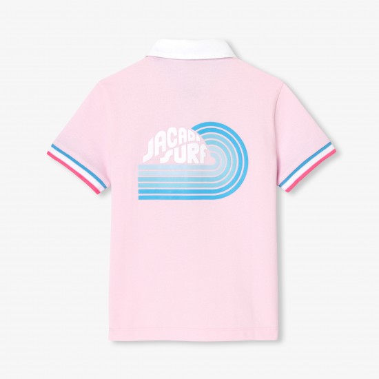 Boy's polo shirt in cotton piqué