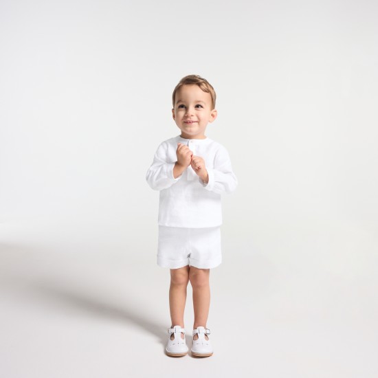 Baby boy tab shorts