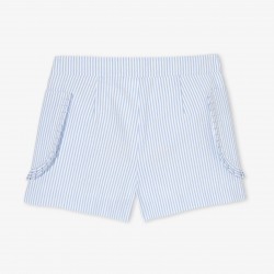 Girl seersucker shorts