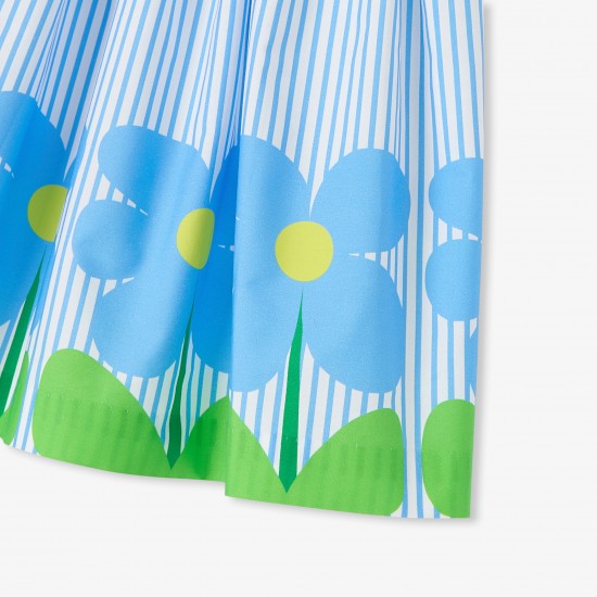 Girl cross-over back dress