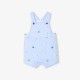 Baby boy short overalls in Oxford