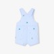 Baby boy short overalls in Oxford