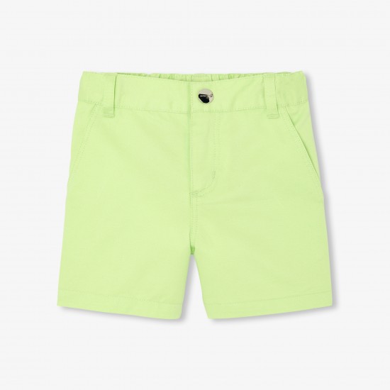 Baby boy shorts in twill