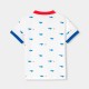 Boy's polo shirt in cotton piqué