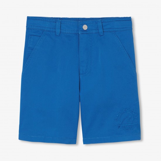 Boy's Bermuda shorts in twill