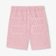 Boy's Bermuda shorts in striped twill