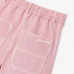 Boy's Bermuda shorts in striped twill