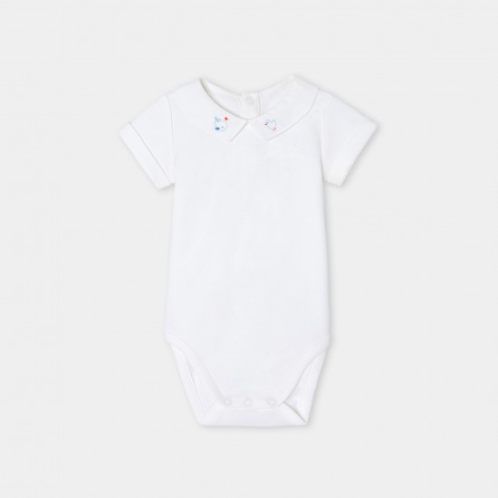 Baby boy short-sleeved bodysuit