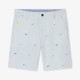 Boy's shorts in printed twill