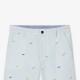 Boy's shorts in printed twill