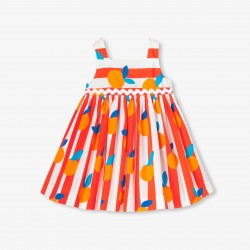 Baby girl orange dress