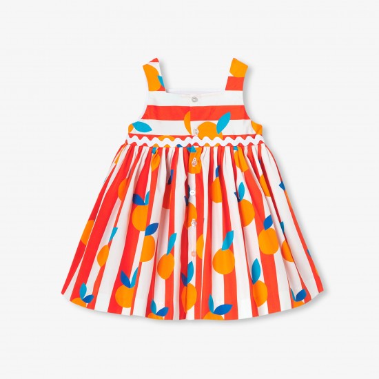 Baby girl orange dress