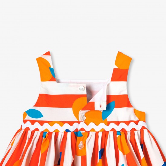 Baby girl orange dress