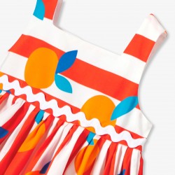 Baby girl orange dress