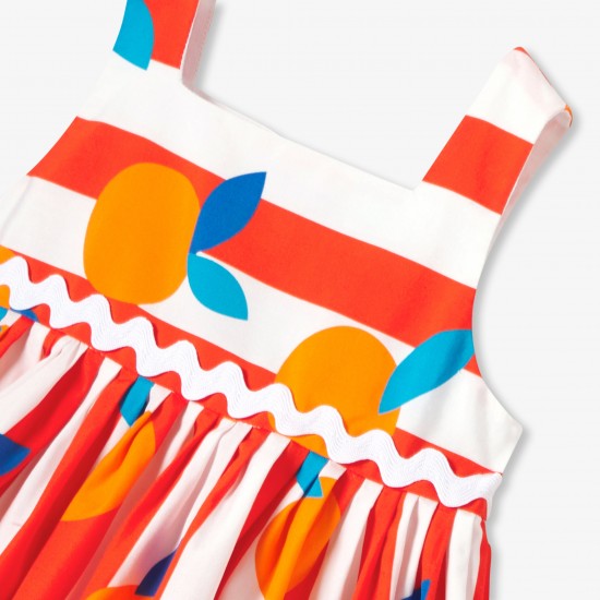 Baby girl orange dress