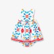 Baby girl dress in poplin