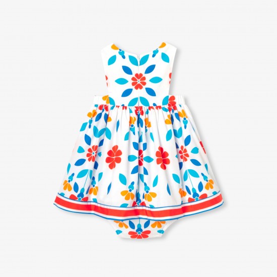 Baby girl dress in poplin