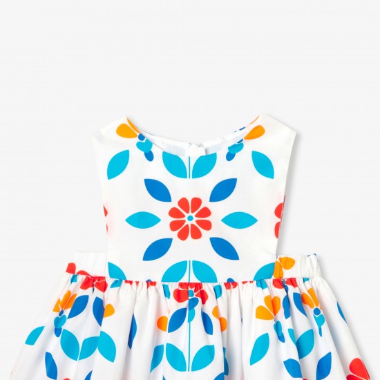 Baby girl dress in poplin