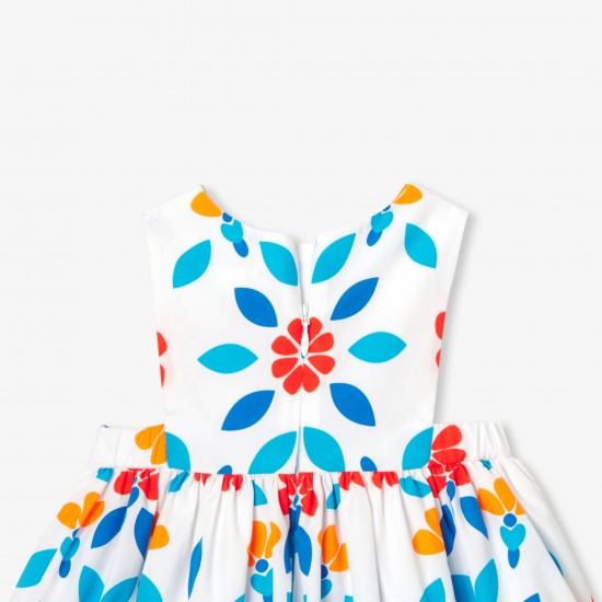 Baby girl dress in poplin