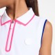 Girl sleeveless polo shirt