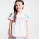 Girl blouse in poplin