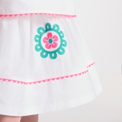Girl poplin skirt