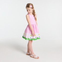 Girl cross-over back dress
