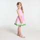 Girl cross-over back dress