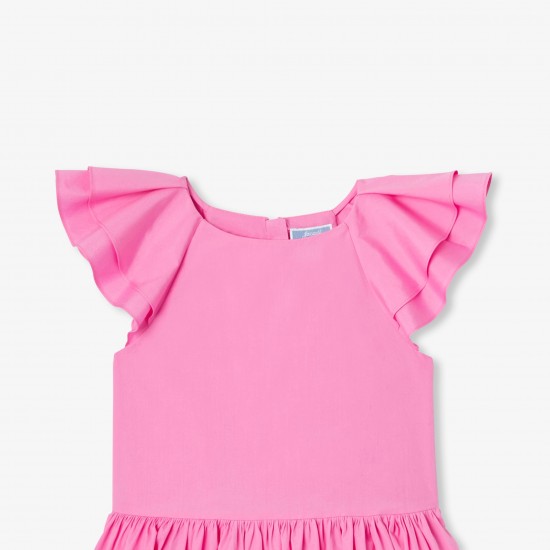 Girl dress in poplin