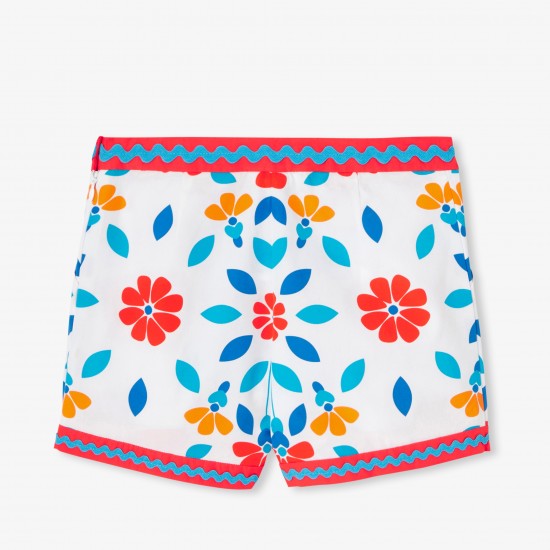 Girl poplin shorts