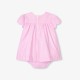 Baby girl dress in striped poplin