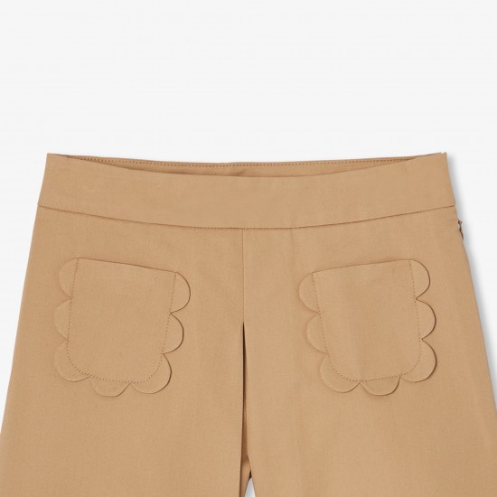 Girl culotte in gabardine
