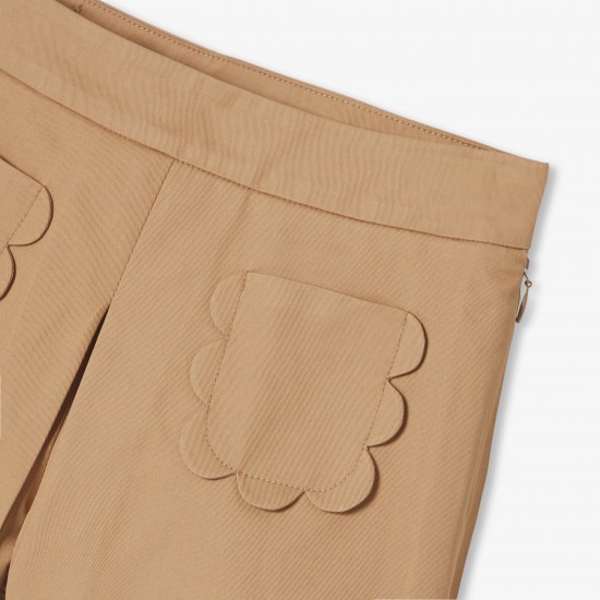 Girl culotte in gabardine