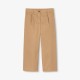 Girl wide-leg gabardine pants
