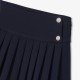 Girl pleated crepe skirt