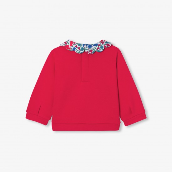 Baby girl fleece sweater