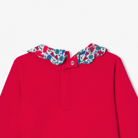 Baby girl fleece sweater