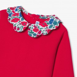 Baby girl fleece sweater