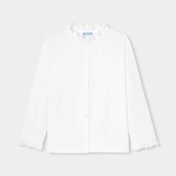Girl blouse in cotton jersey